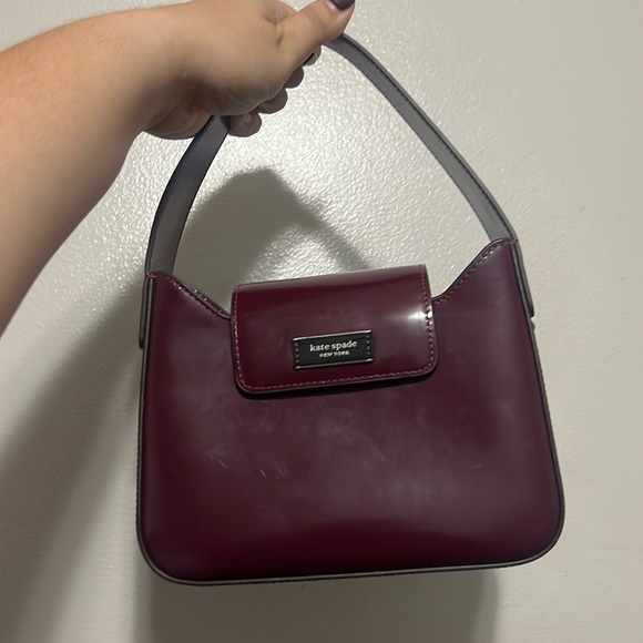 kate spade Handbags - Kate Spade Burgundy Hobo Bag- Like New Condition